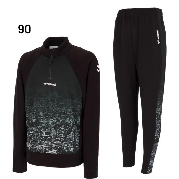 hummel（ヒュンメル） 上下セット メンズ 長袖ハーフジップトップ
