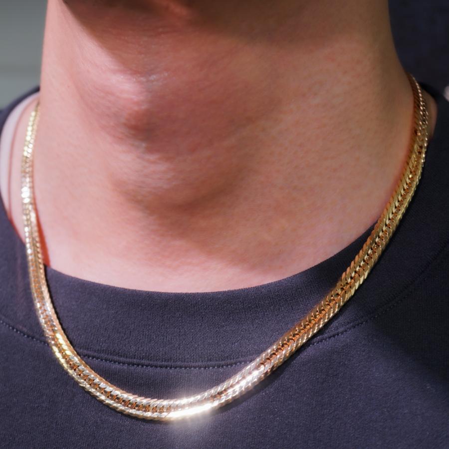 喜平 ネックレス 18金 K18 トリプル12面 50cm 50g 造幣局検定刻印