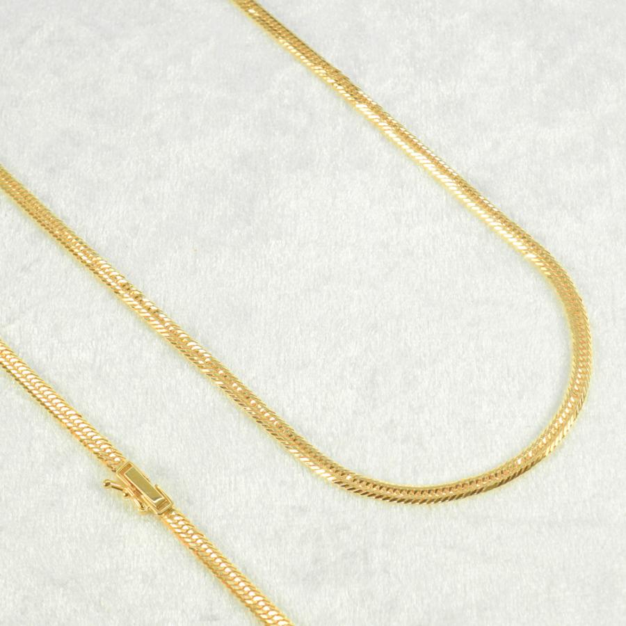 喜平 ネックレス K18 トリプル12面 65cm 16g 造幣局検定刻印 ゴールド