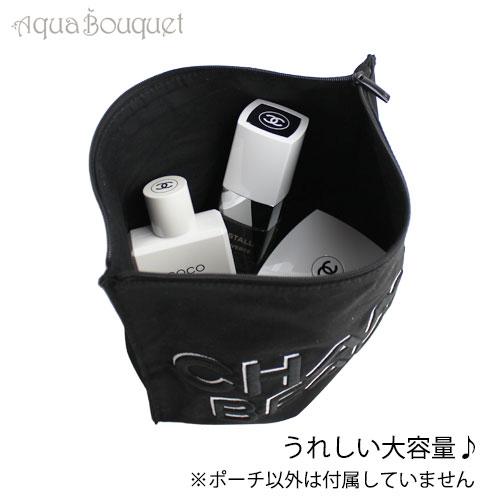 CHANEL（シャネル） ノベルティ ボーテ コスメ ポーチ ブラック CHANEL