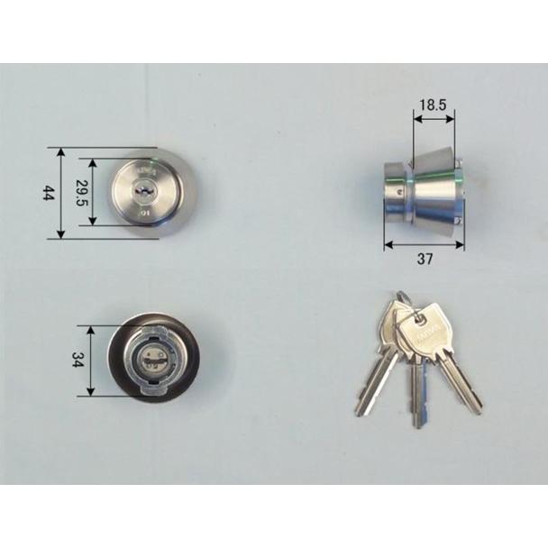 美和ロック MIWA ミワ U9 シリンダー U9 LA.CY 扉厚33〜41mm ST キー3