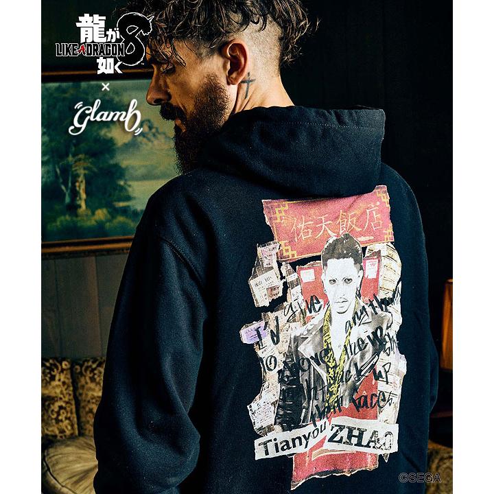glamb（グラム） glamb×龍が如く8 パーカー glamb Tianyou Zhao Hoodie