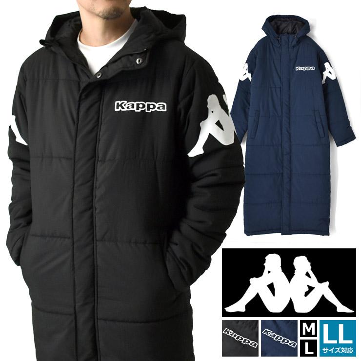 Kappa（カッパ） メンズ ベンチコート 屋外観戦 部活 冬 防寒 中綿