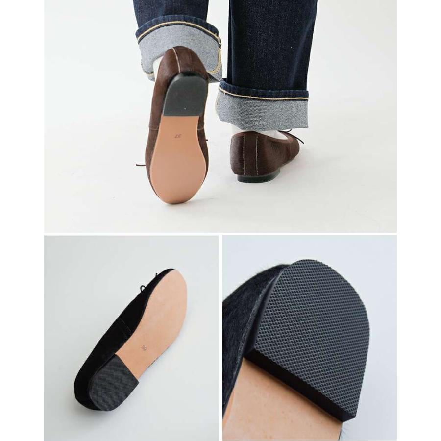 REMME（レメ） ハラコ フラット バレエシューズ zh-zaragoza-po