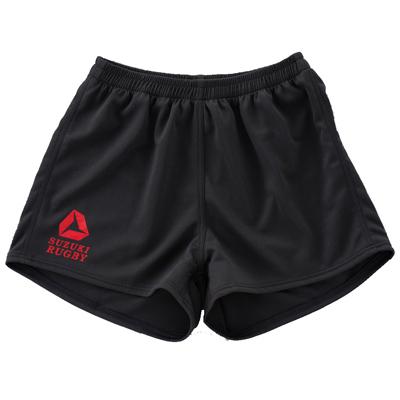 スズキ ゲームパンツ SUPER ショート ブラック×スカーレッ ト SP-3414
