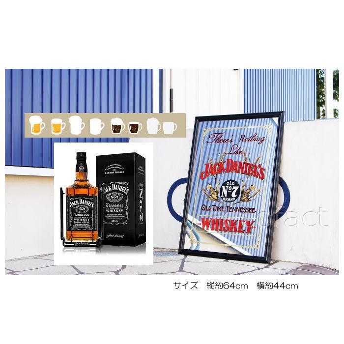 パブミラー バーミラー パブサインミラー ジャックダニエルロゴ