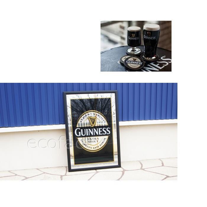 パブミラー バーミラー 鏡 壁掛け ギネスビール ラベル（Guinness
