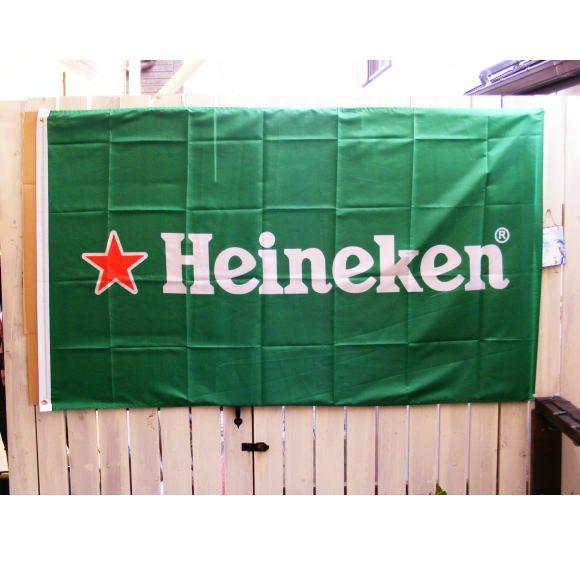 フラッグ 旗 タペストリー ハイネケン Heineken 90×150cm レターパック