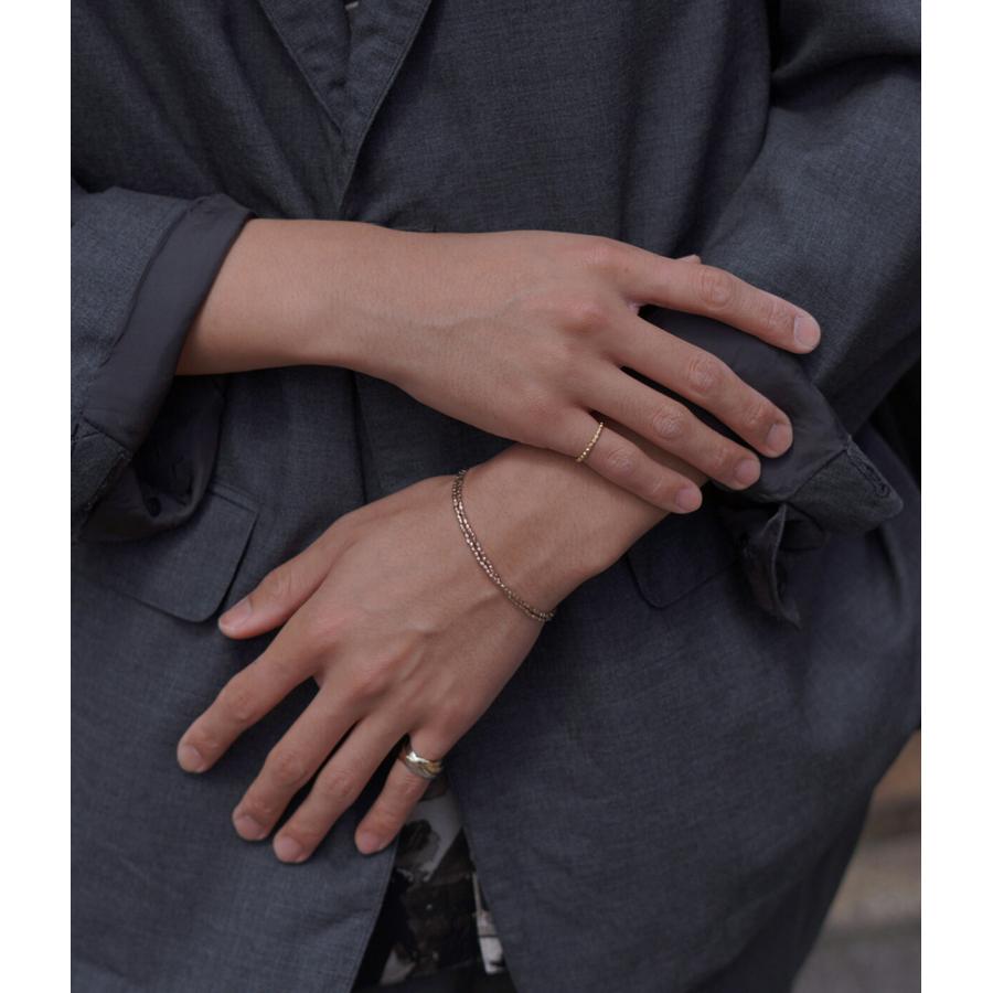 PORTER CLASSIC（ポータークラシック） ： GOLD BEADS DOUBLE BRACELET