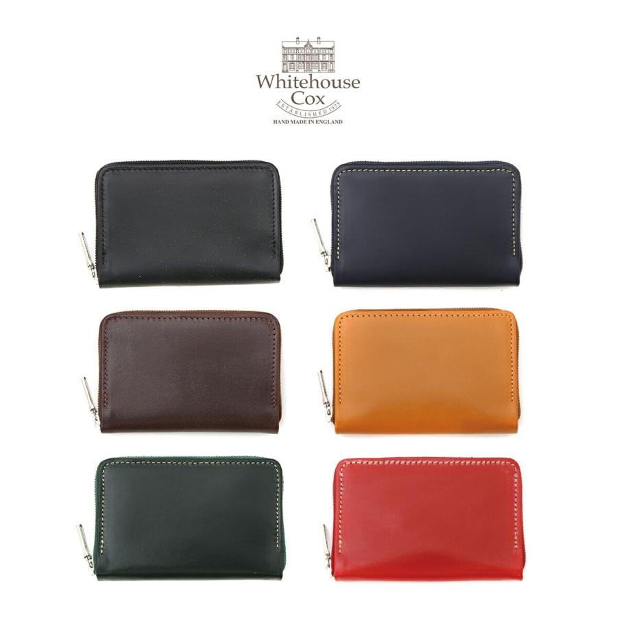 Whitehouse Cox（ホワイトハウスコックス） ： MINI ZIP PURSE / 全6色