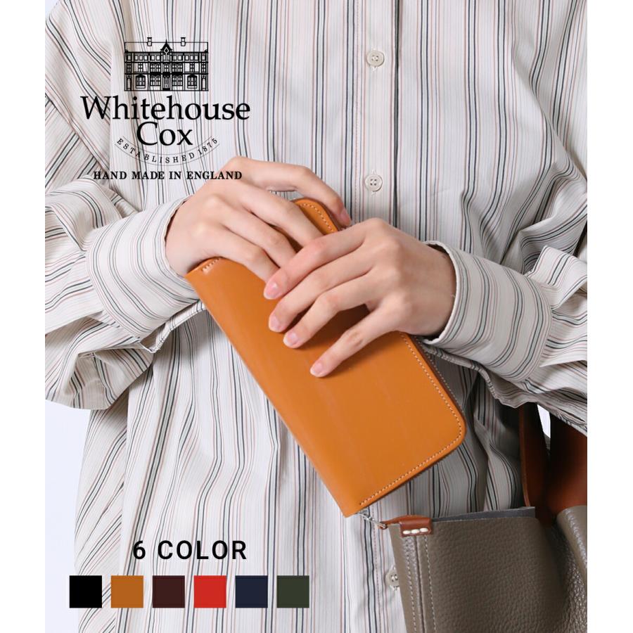 Whitehouse Cox（ホワイトハウスコックス） ： LONG ZIP WALLET/BRIDLE