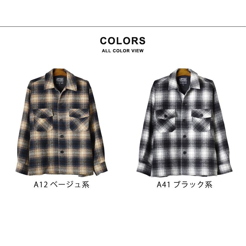 ARONA CPO ジャケット メンズ 起毛 チェック柄 シャツ 爆買 送料無料