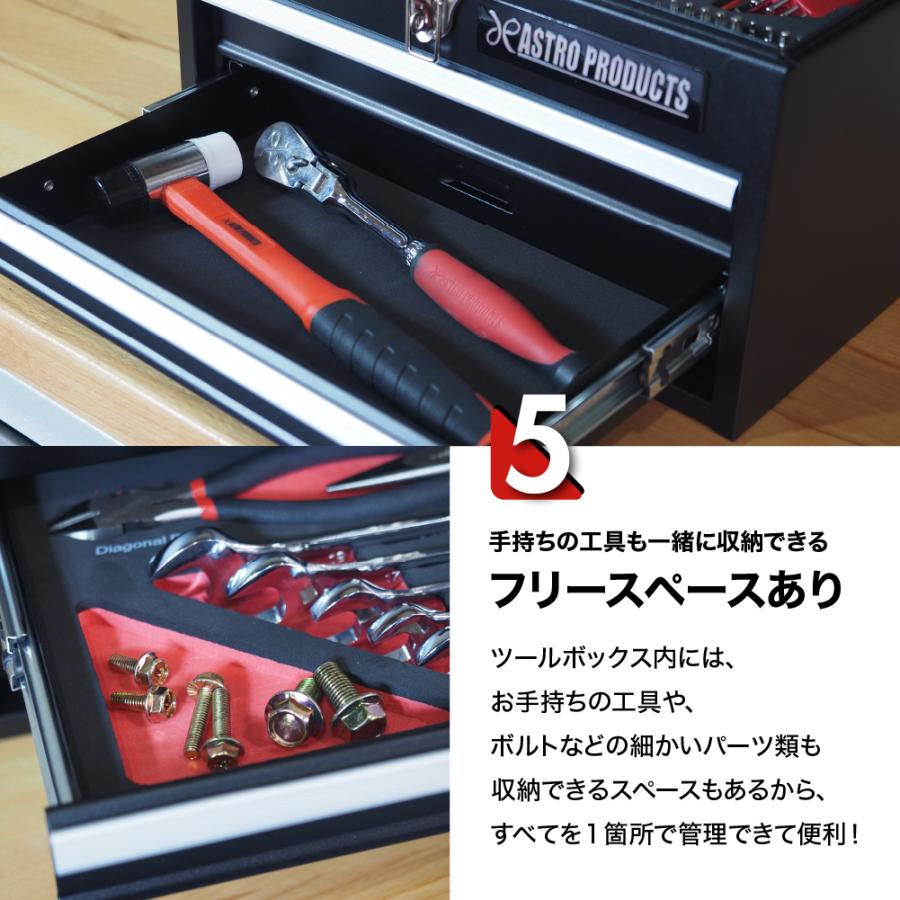 アストロプロダクツ（ASTROPRODUCTS） コンパクトツールセット ミリ 56