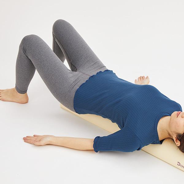 フォームローラー ストレッチ ハーフ 半月型 エクササイズ ヨガ ポール