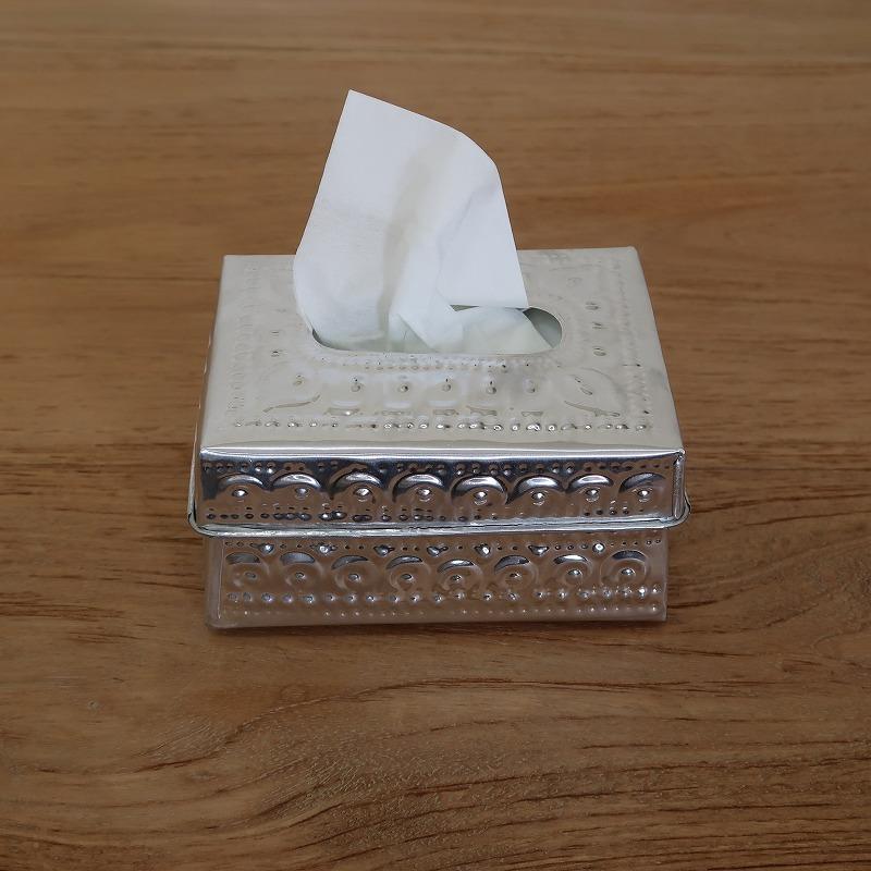 アルミのポケットティッシュケース ポケットティッシュ収納ボックス