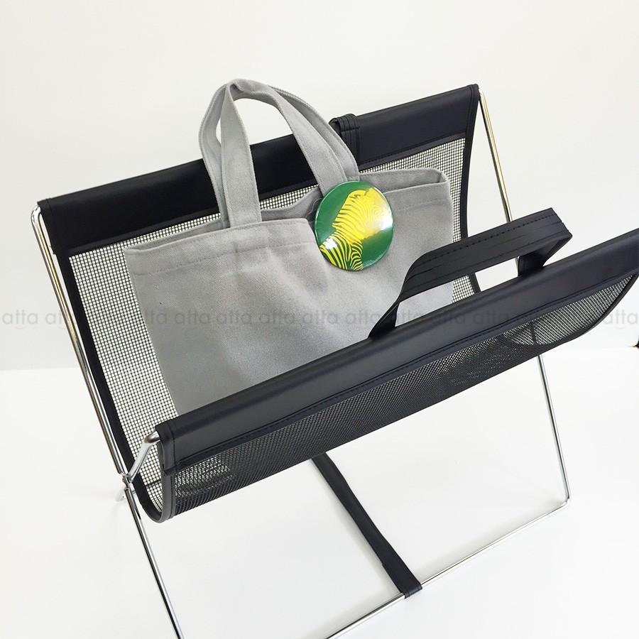 SAKI(サキ) セルフワゴン・メッシュ×レザー調PVC ホワイト R-358