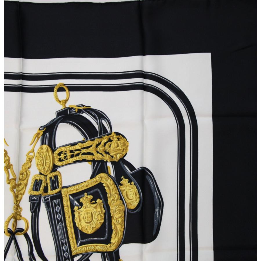 エルメス HERMES カレ90 大判スカーフ BRIDE de GALA 式典用の馬勒