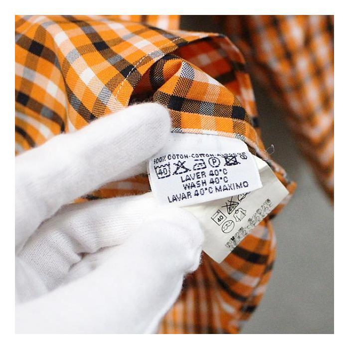 HERMES（エルメス） 美品 メンズ セリエボタン 長袖シャツ ギンガム