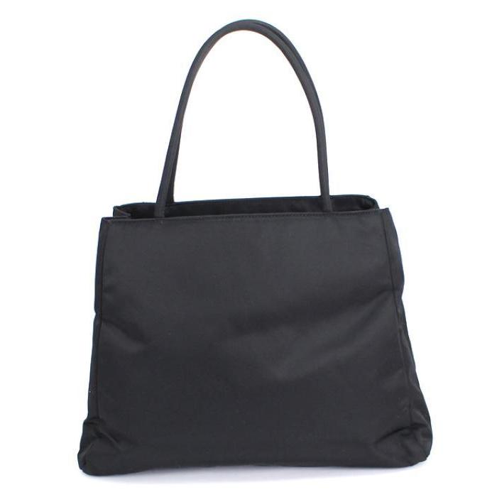 PRADA（プラダ） 美品 台形トートバッグ ナイロン 黒 B3864 : atlantis