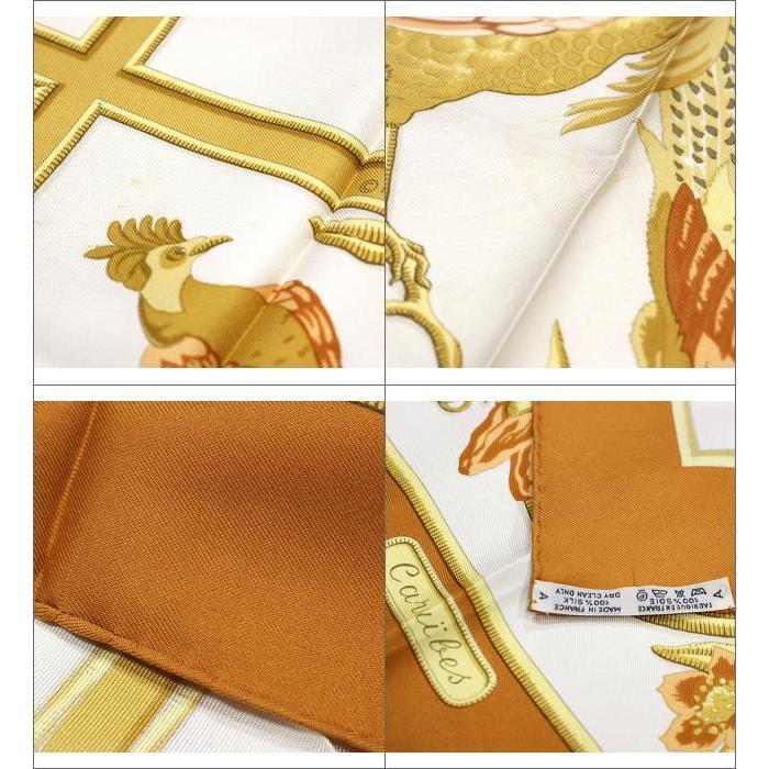 HERMES（エルメス） SALE カレ90『Caraibes カリブ』大判スカーフ 鳥