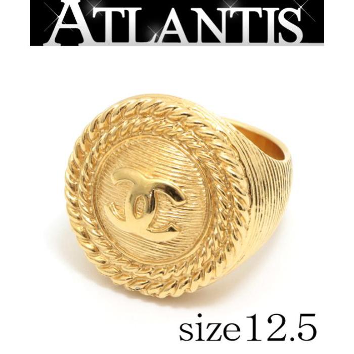 CHANEL（シャネル） ヴィンテージ風 ココマーク リング 指輪 ゴールド