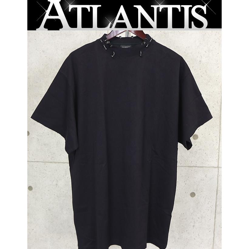 BALENCIAGA 銀座店 バレンシアガ ピアス Tシャツ 半袖 メンズ size:L