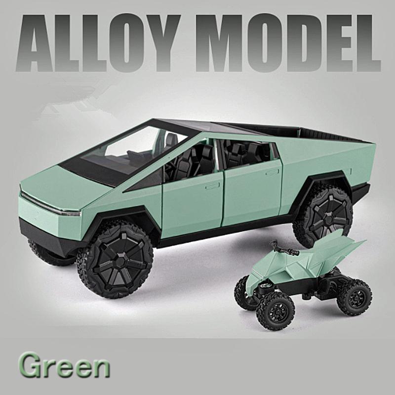 テスラ TESLA サイバートラック 1/24 ミニカー 全3色 ライト点灯