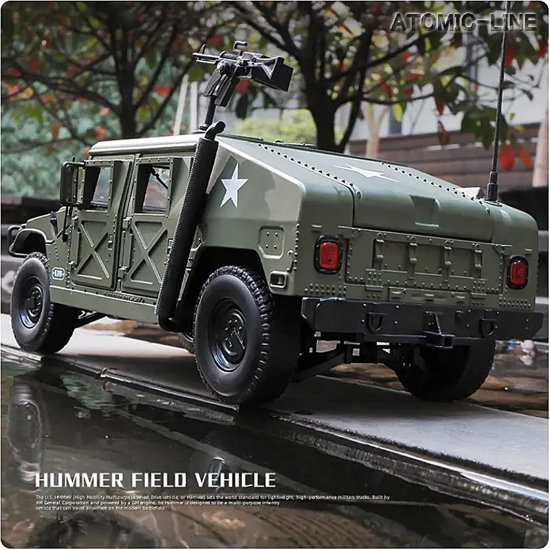 HUMMER（ハマー） H1 HUMMER 1/18 ミニカー 合金モデル 模型 Use of