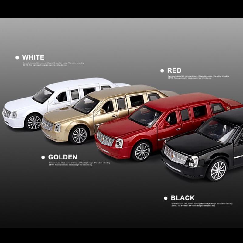 キャデラック ONE リムジン 1/32 ミニカー 全2色 ライト点灯 エンジン