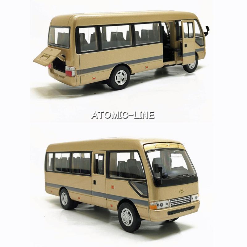 トヨタ（TOYOTA） コースター バス 1/32 ミニカー ライト点灯 エンジン
