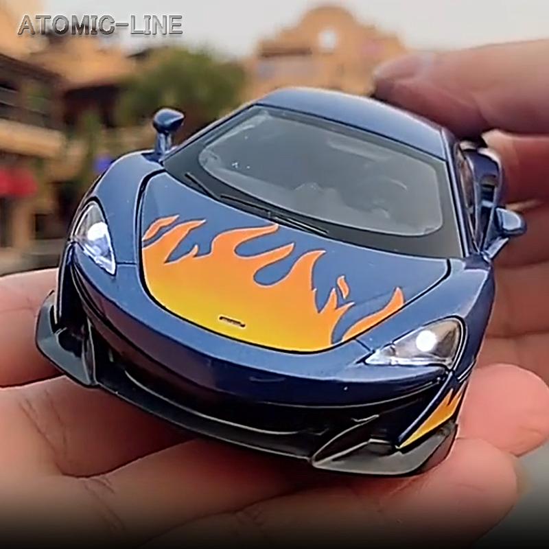 マクラーレン McLaren 600LT 1/32 ミニカー 全7色 ライト点灯 エンジン
