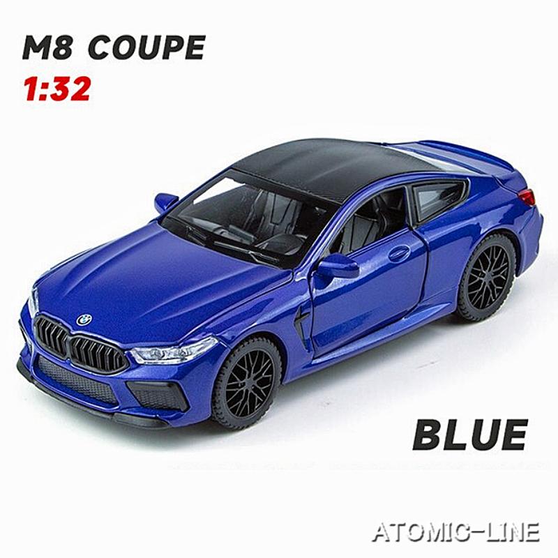 BMW BMW M8 クーペ 1/32 ミニカー 全3色 ライト点灯 エンジンサウンド