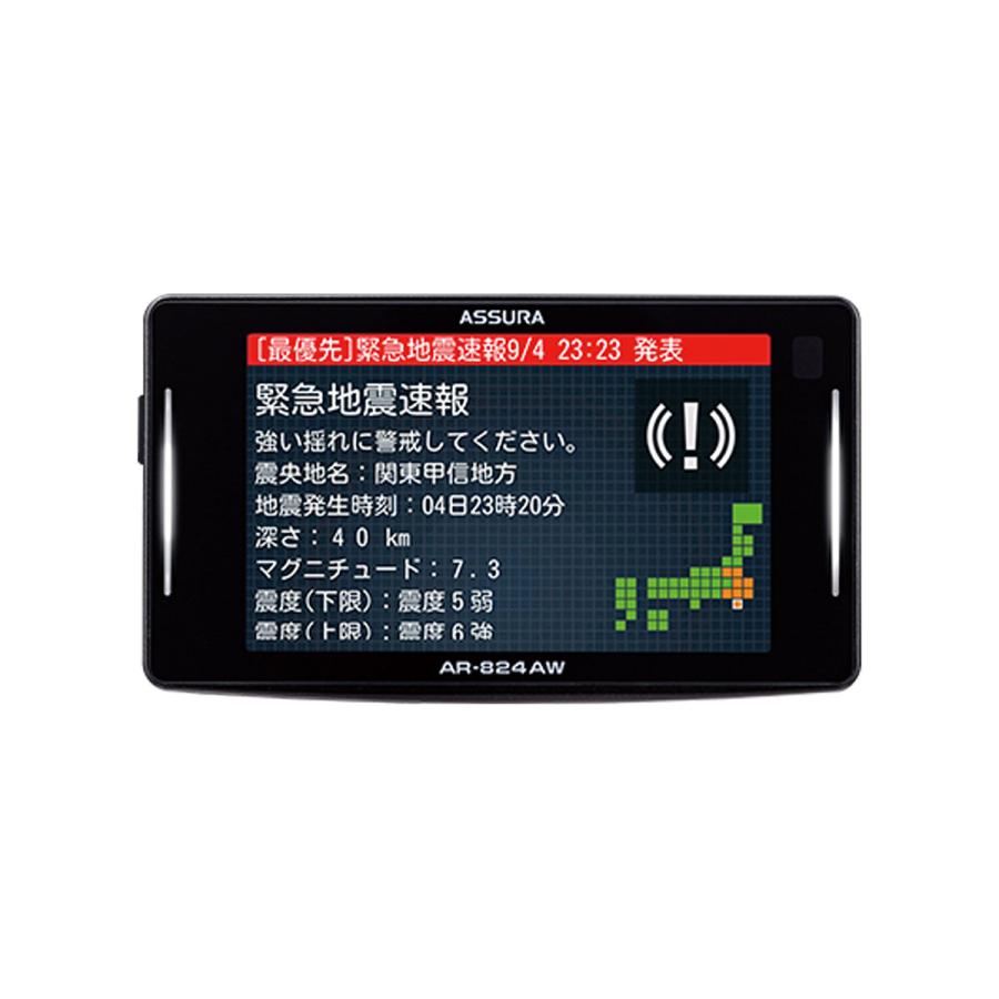 ASSURA Cellstar セルスター AR-824AW レーザー式オービス対応