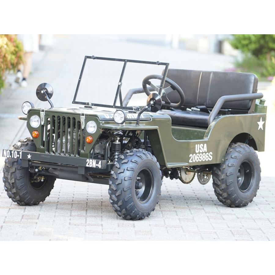 ミニジープ ブラックホイール付 登録簡単公道走行可JEEP-N-Kキット商品