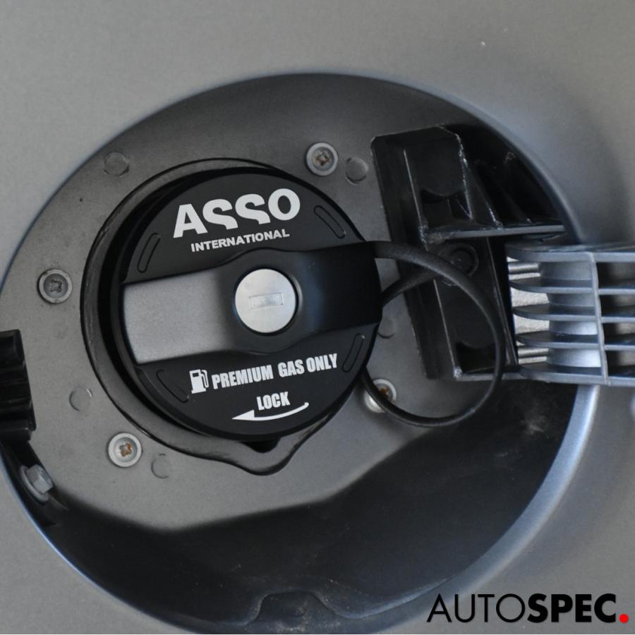 アバルト（ABARTH） ASSO ASSPIDE アルミ フューエルキャップカバー