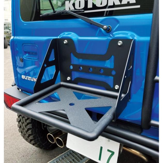 ビーストアール ジムニー JB64 背面ラック スチール製 艶消しブラック