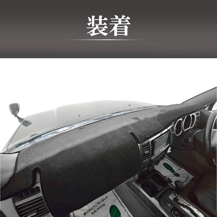 ハイラックス トヨタ サーフ 210 215 ダッシュボード カバー ブラック