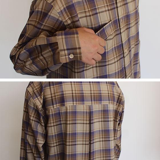 オーラリー/AURALEE /メンズ/長袖シャツ/スーパーライトチェックシャツ