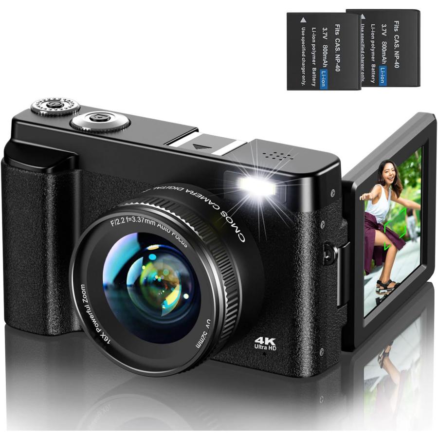 デジタルカメラ デジカメ 4K ミラーレス一眼 初心者向け オート