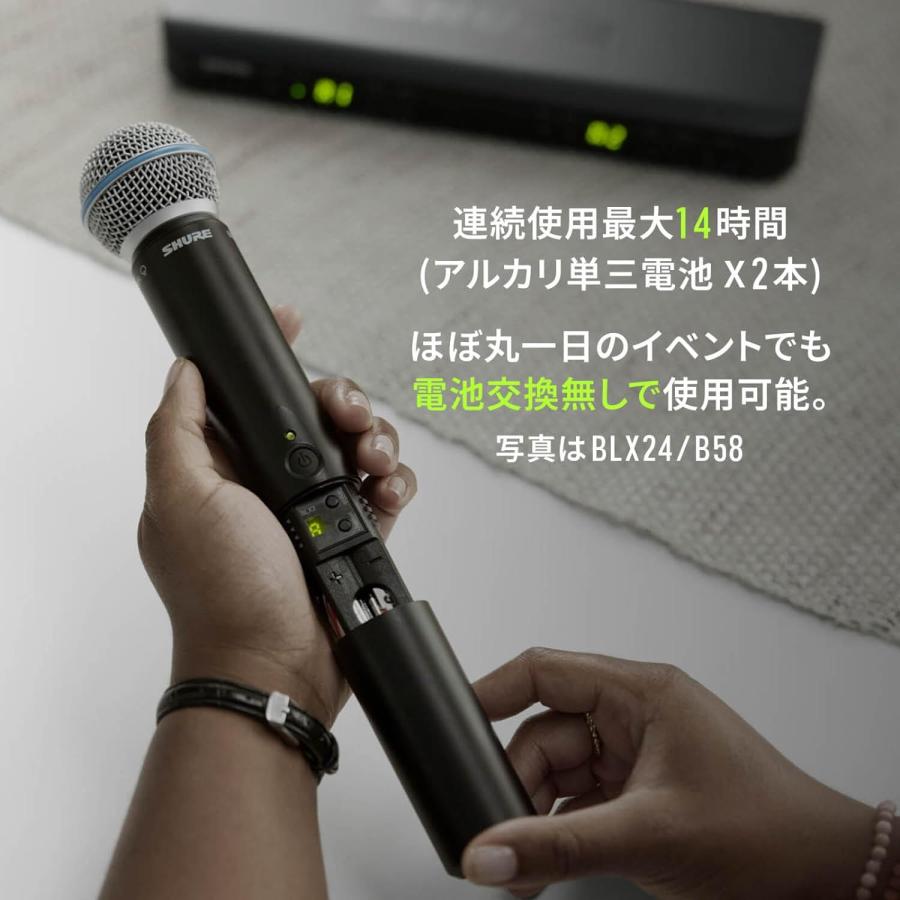 SHURE（シュア） SHURE BLX288/SM58 ワイヤレスマイクシステム BLX2