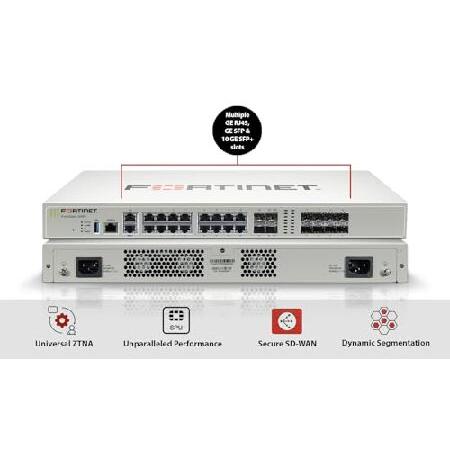 FortiGate-200F ファイアウォールアプライアンス - 18 GE RJ45ポート