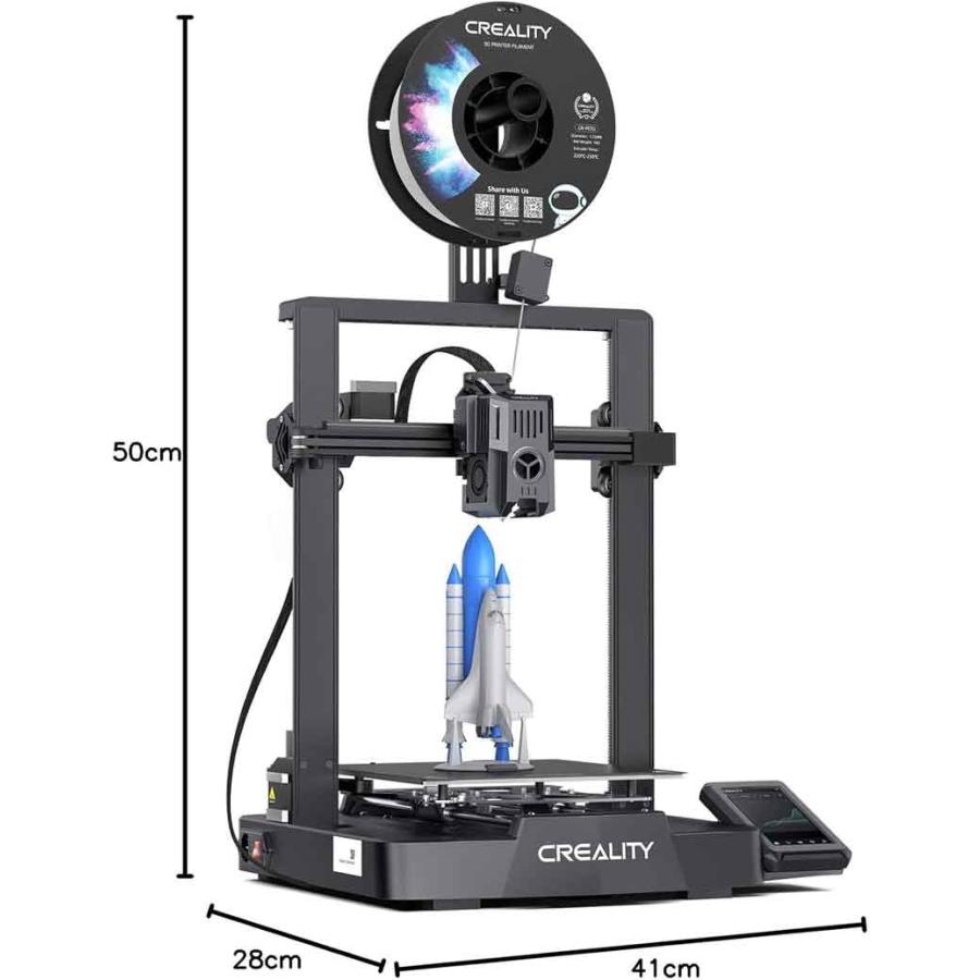 Creality Ender3 V3 KE 3Dプリンター 500mm/s高速 オートレベリング