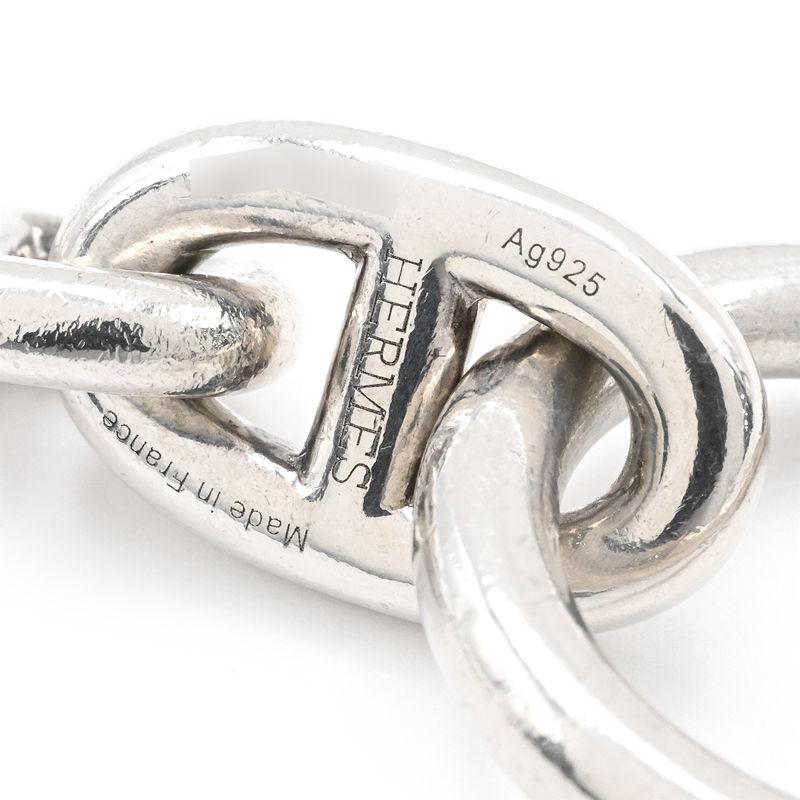 エルメス シェーヌダンクル ブレスレット MM 16コマ SV925