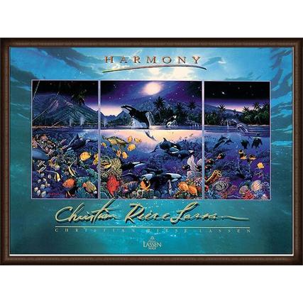 額装品/Free Spirit/foil/クリスチャン ラッセン