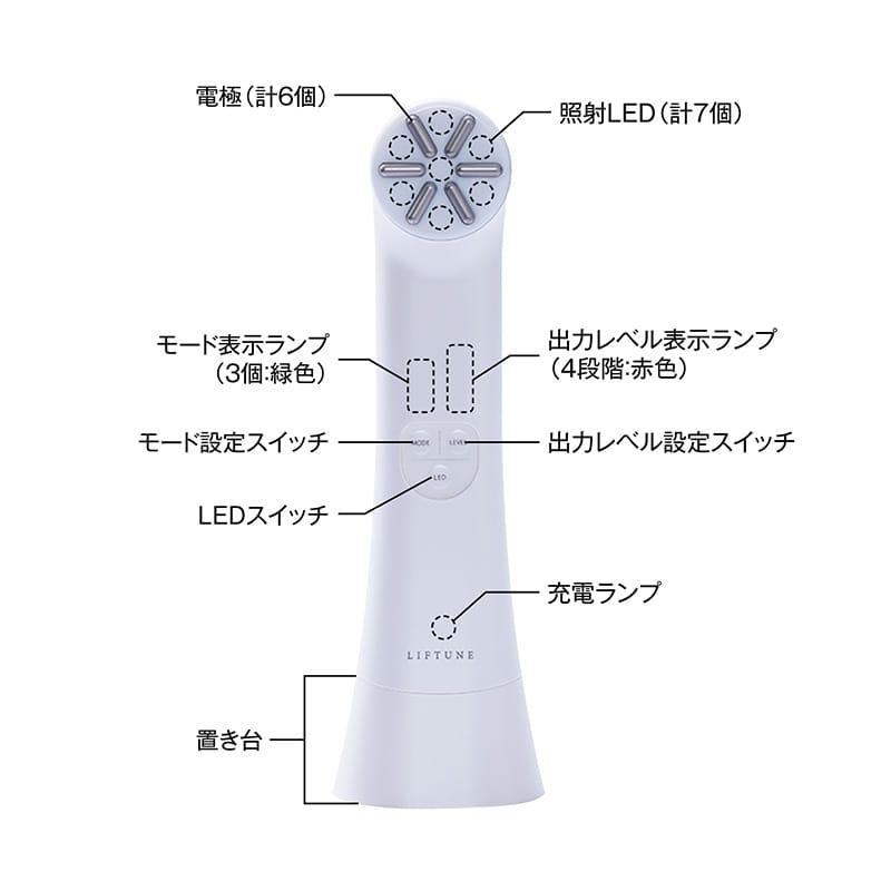 伊藤超短波 LIFTUNE リフチューン 家庭用複合フェイシャル美容機器