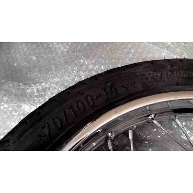 カブ110プロ JA42 の フロントホイール タイヤ M12 *1709616499 中古