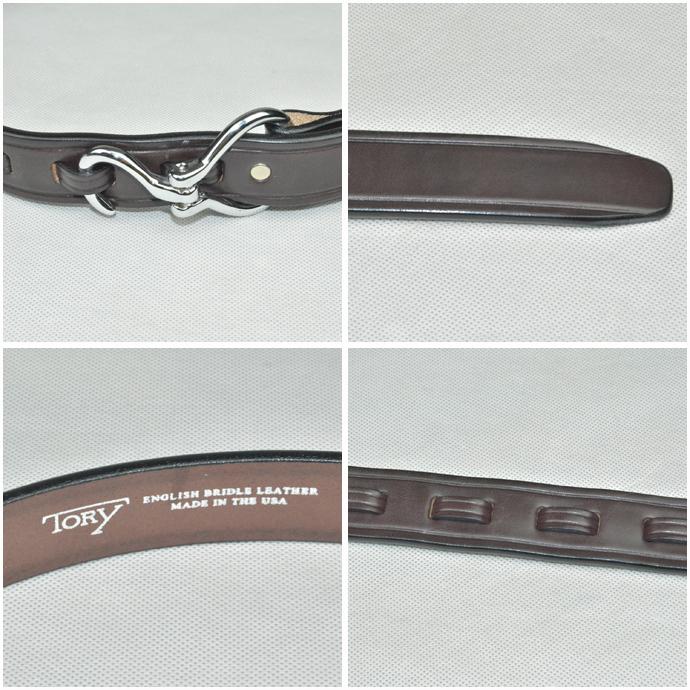 TORY LEATHER（トリーレザー） ベルト フックバックルベルト 1.25