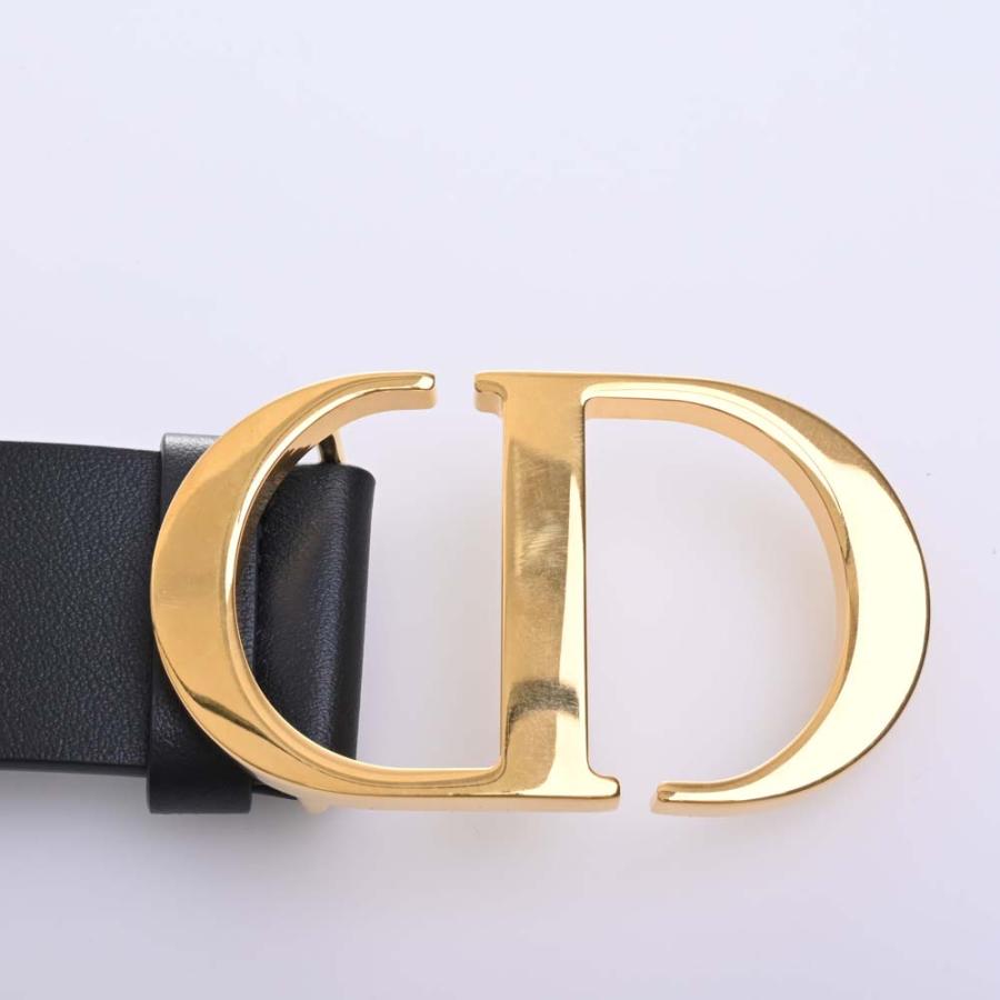 Christian Dior（クリスチャン・ディオール） レザー CDロゴ ベルト