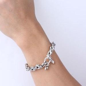 AQUA SILVER（アクアシルバー） メンズアラベスクシルバーブレスレット