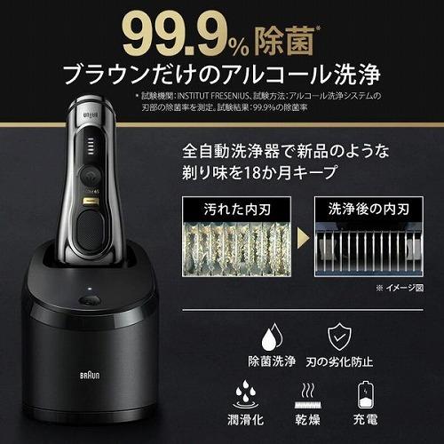 BRAUN（ブラウン） メンズシェーバー シリーズ9 Pro+ 9556cc シルバー